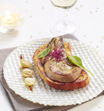 recette brioche perdue au foie gras